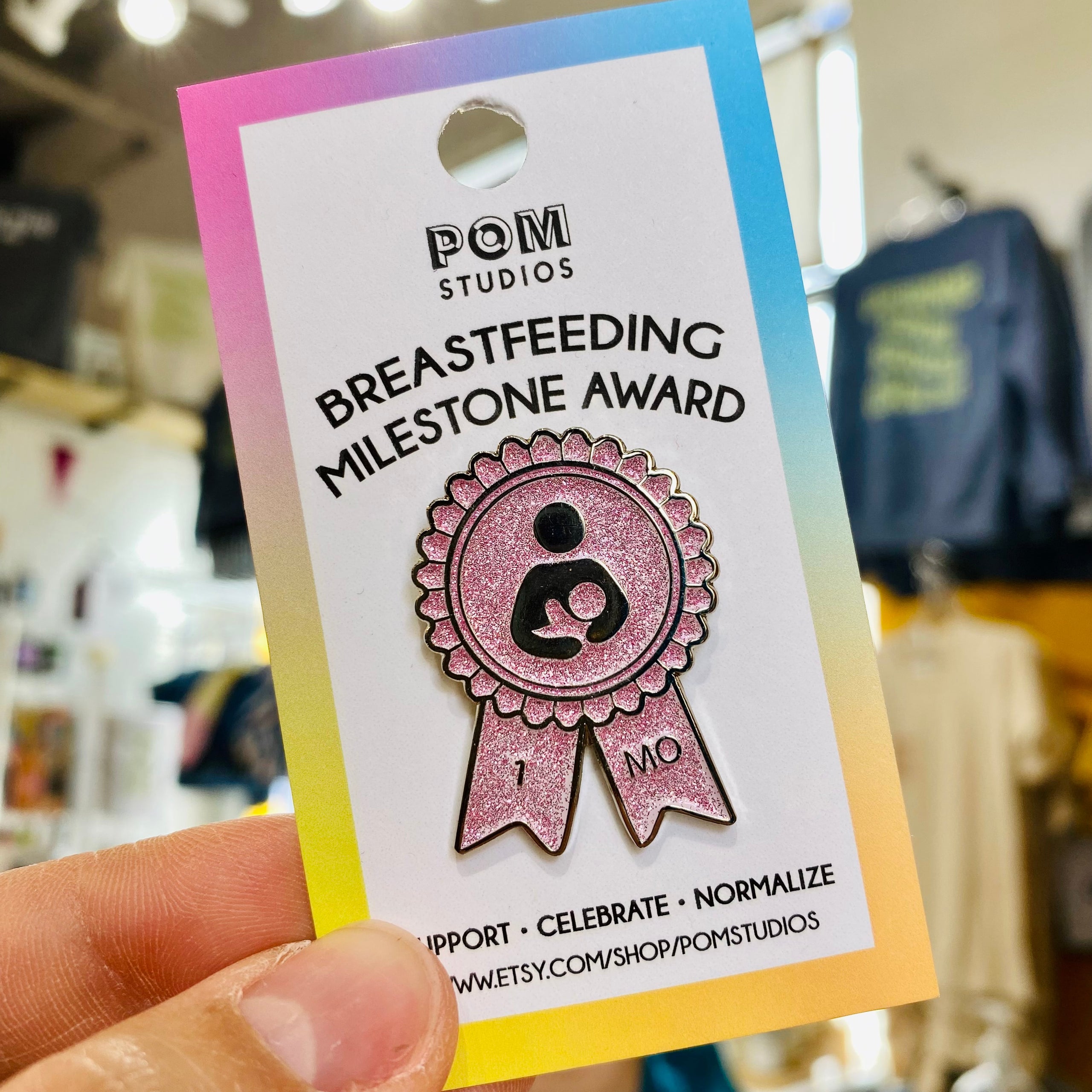 Breastfeeding Milestone Award Pin - 1 Month